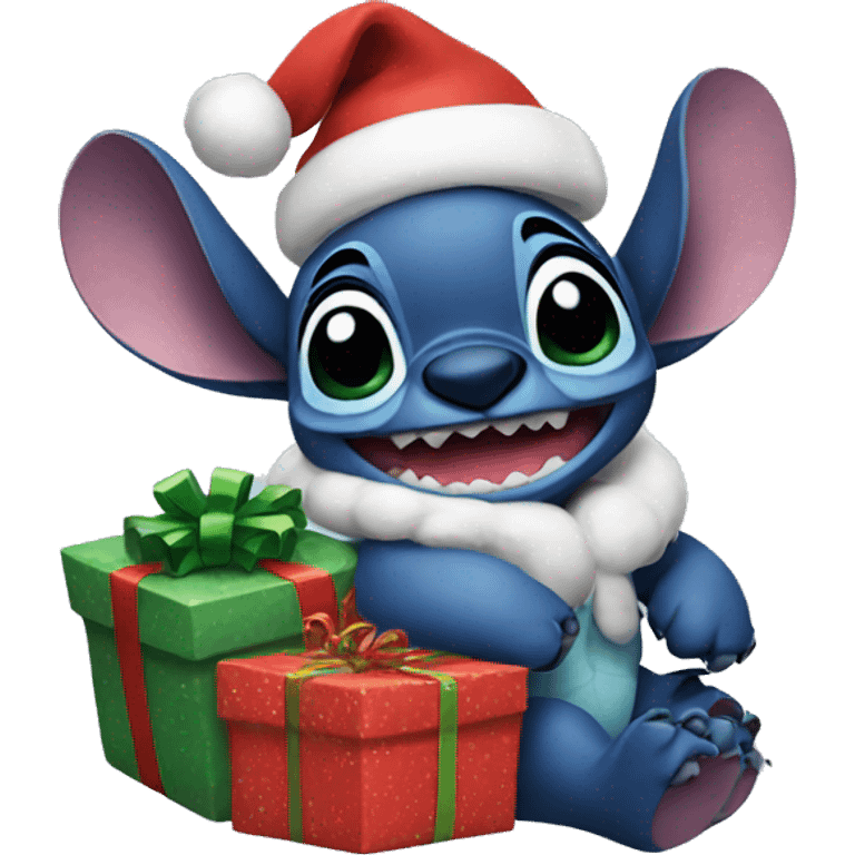 Stitch Christmas  emoji