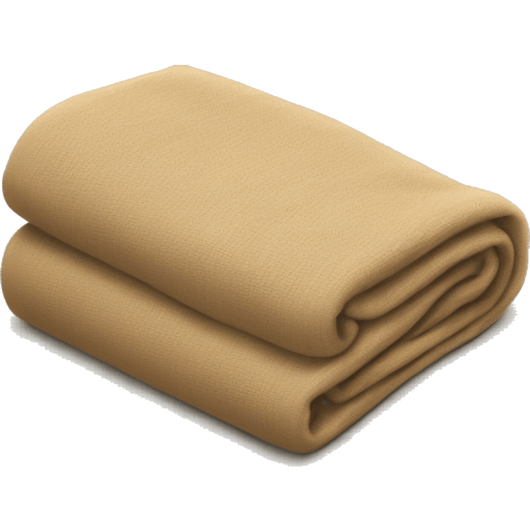 Tan blanket folded  emoji