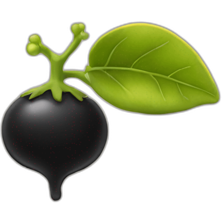 black mustard seed emoji