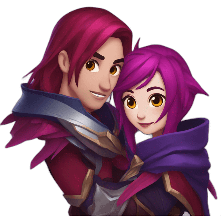 Xayah and Rakan emoji