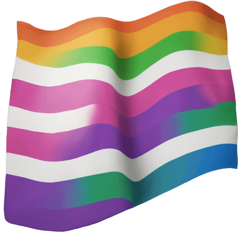 Lesbian pride flag emoji