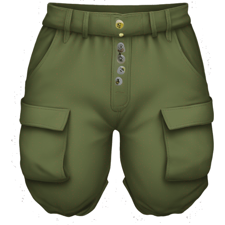 army green cargo knickers emoji