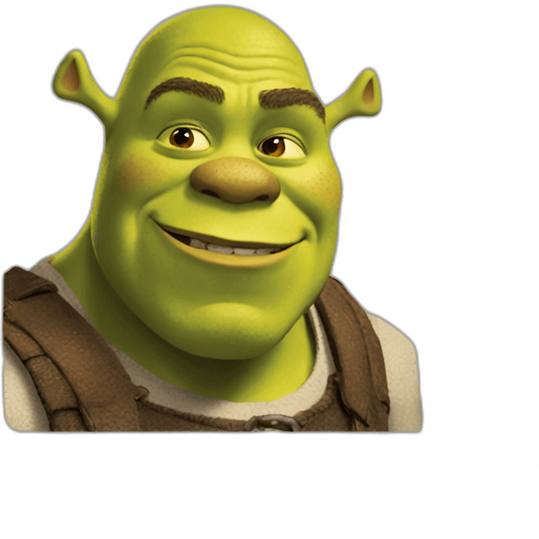 Shrek qui rit emoji