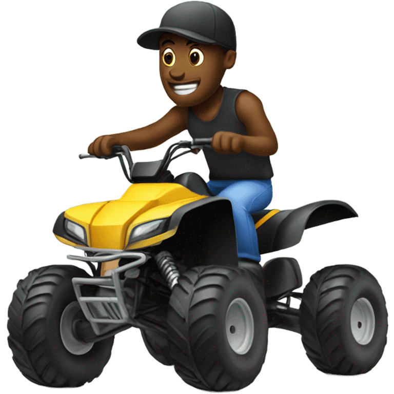 wheelie four wheeler emoji