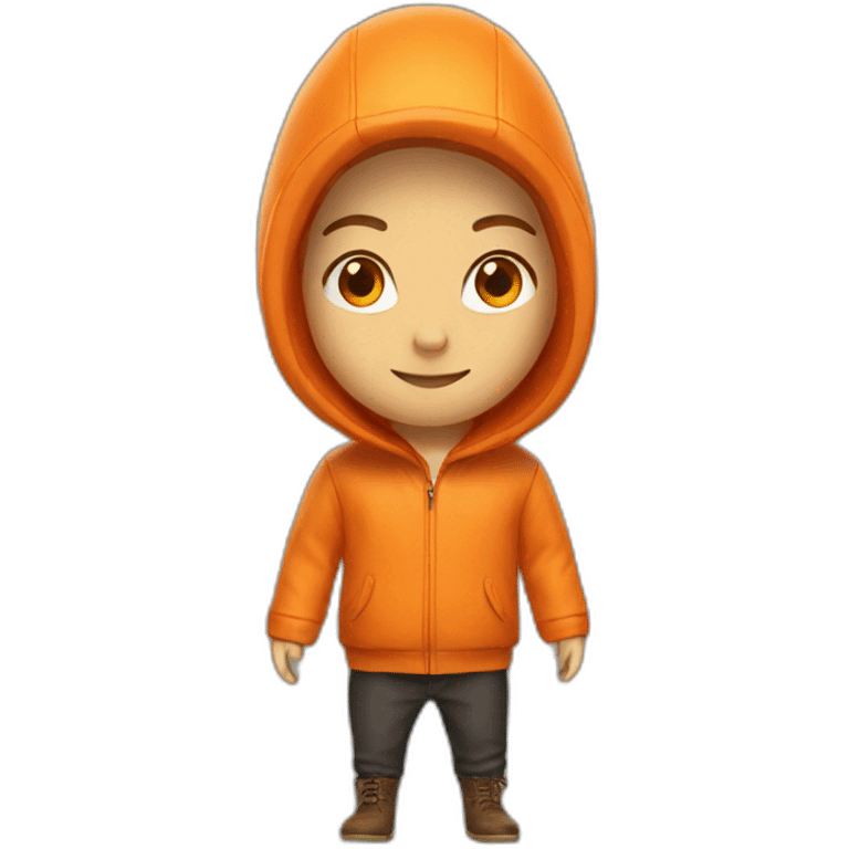 orange designer outer emoji