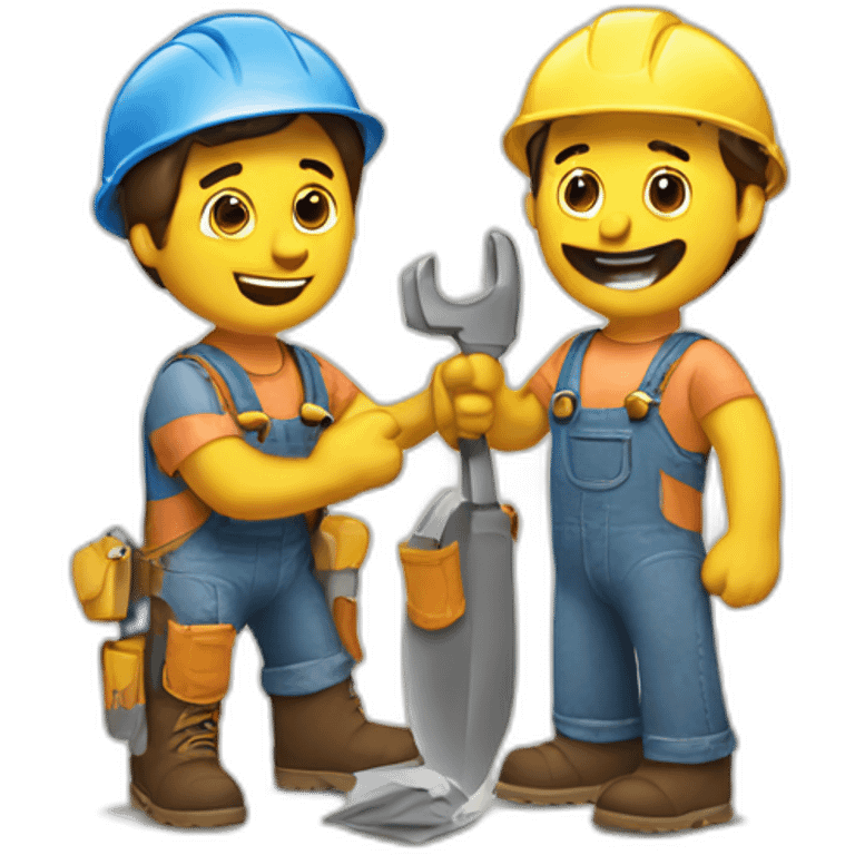 bob the builder fixing his marriage emoji