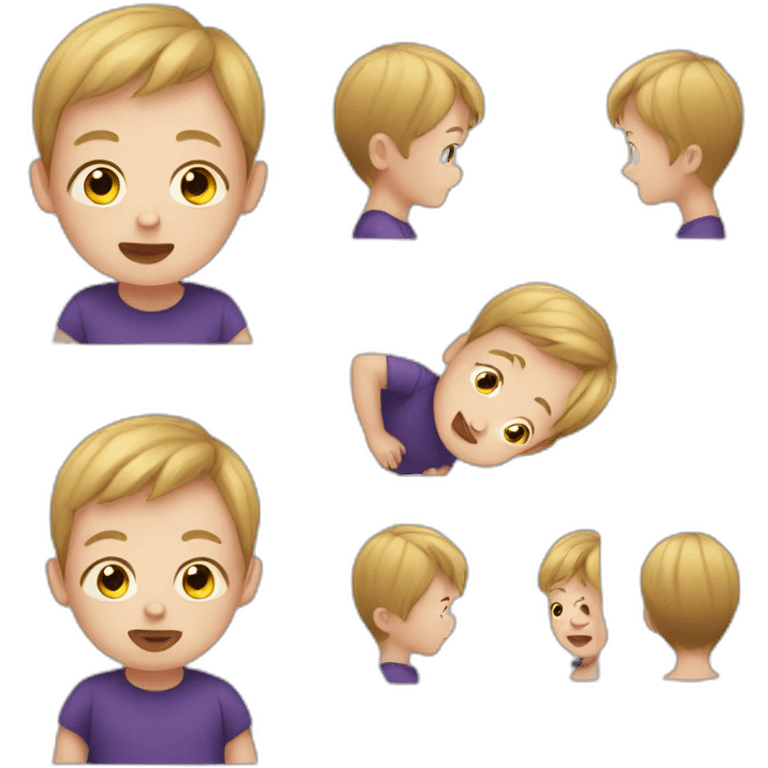 down syndrome boy emoji