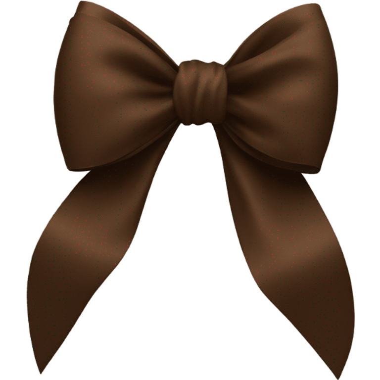 Brown bow emoji