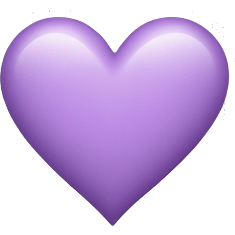 Light purple heart emoji