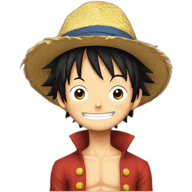 Luffy in love emoji