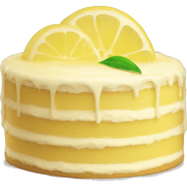 Lemon cake emoji