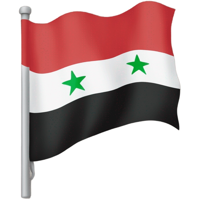 Syria flag but the new one emoji