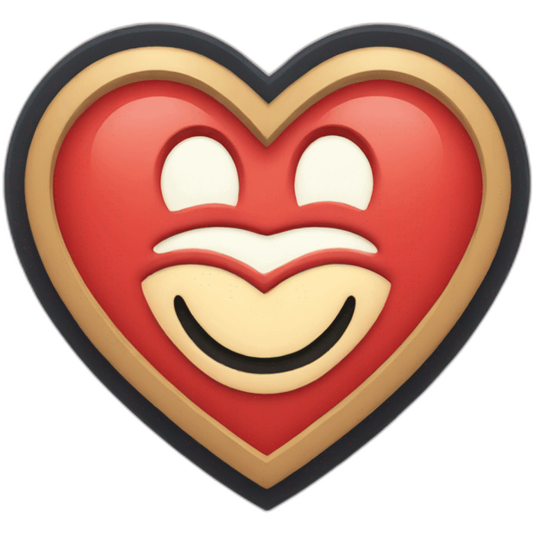 Heart with circle  emoji