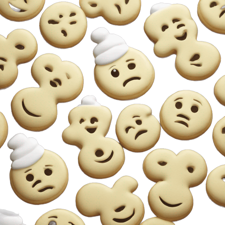 Pillsbury Christmas sugar cookie emoji