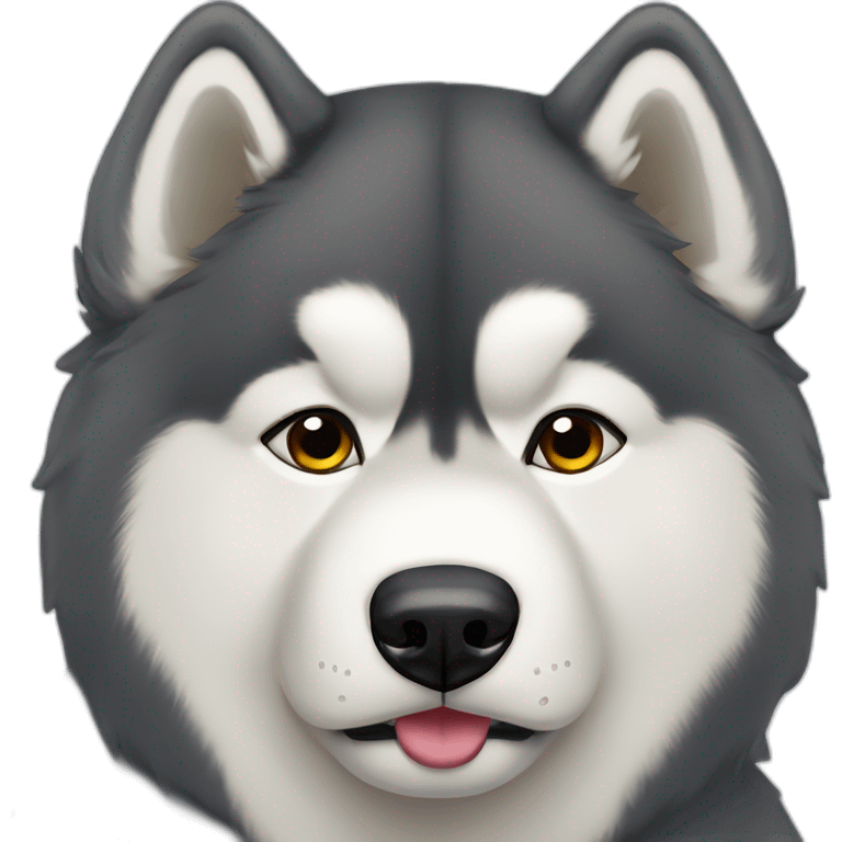 malamute d'alaska triste emoji