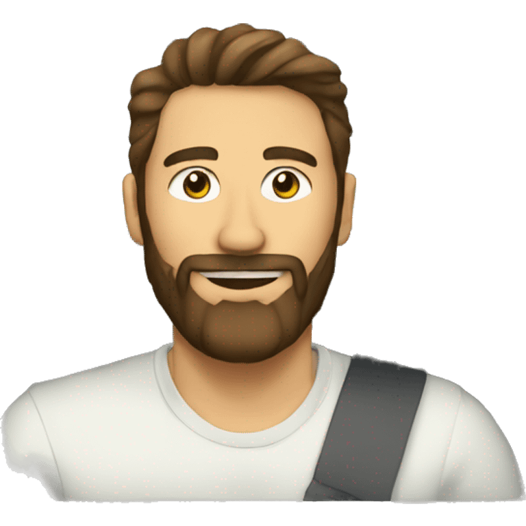 pickup style car ride system and bearded man emoji