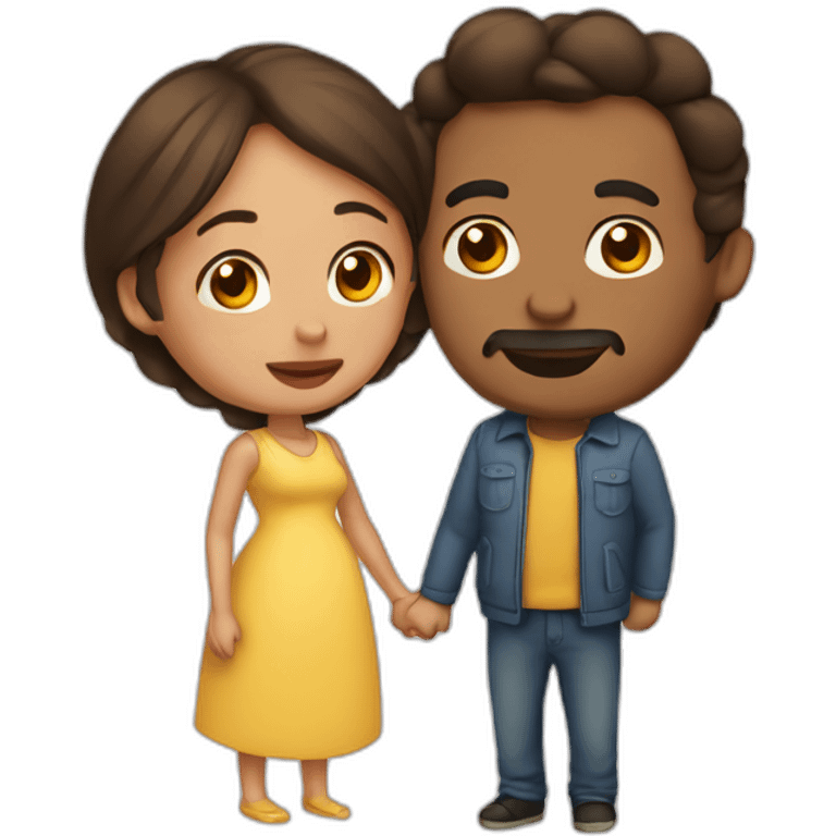 pareja embarazada  emoji