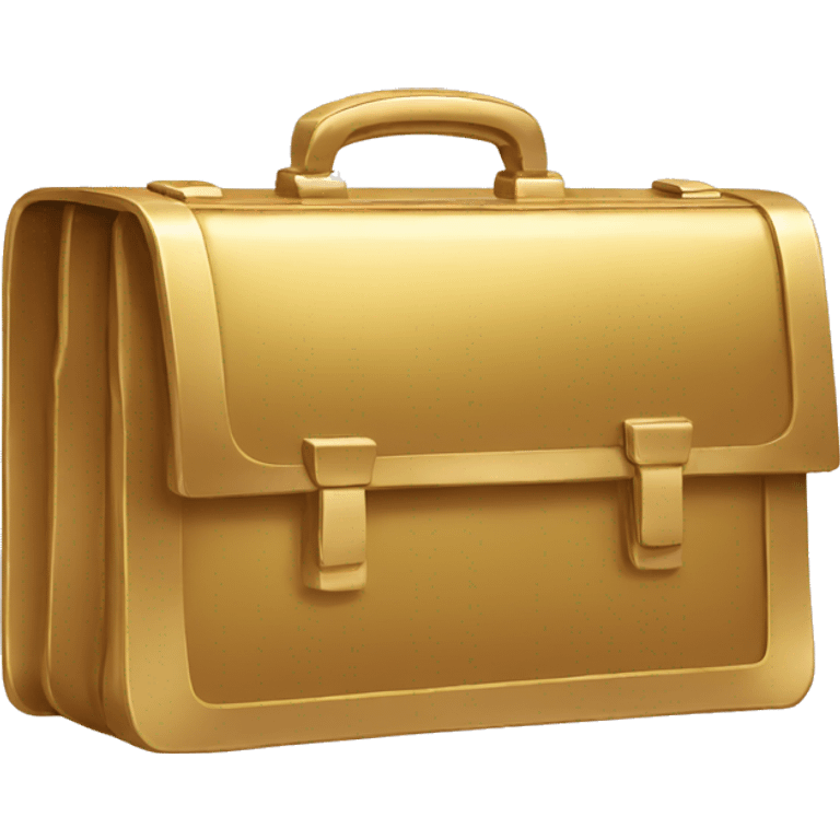 gold briefcase emoji