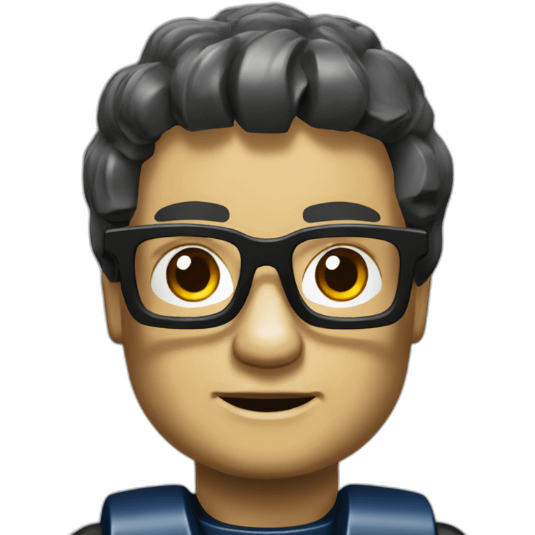 Lego style portrait emoji