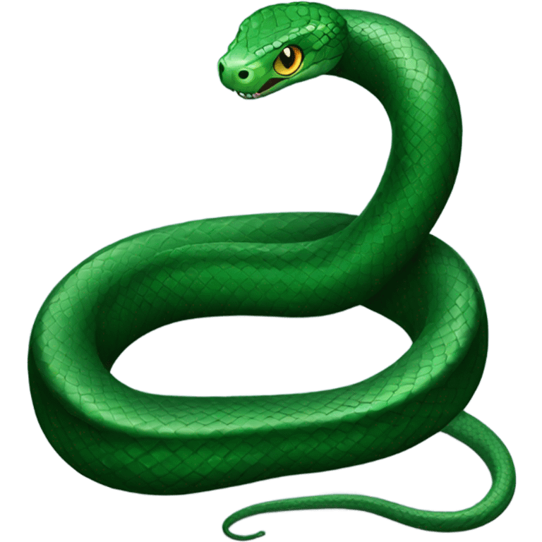 dark green snake Slytherin emoji