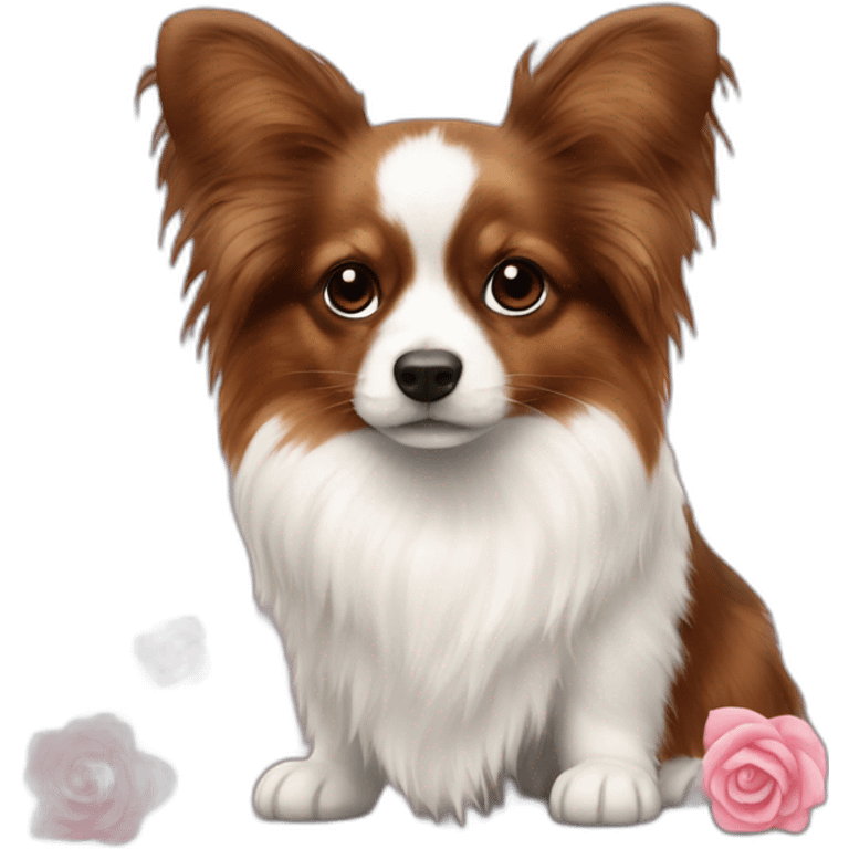 Papillon rose emoji