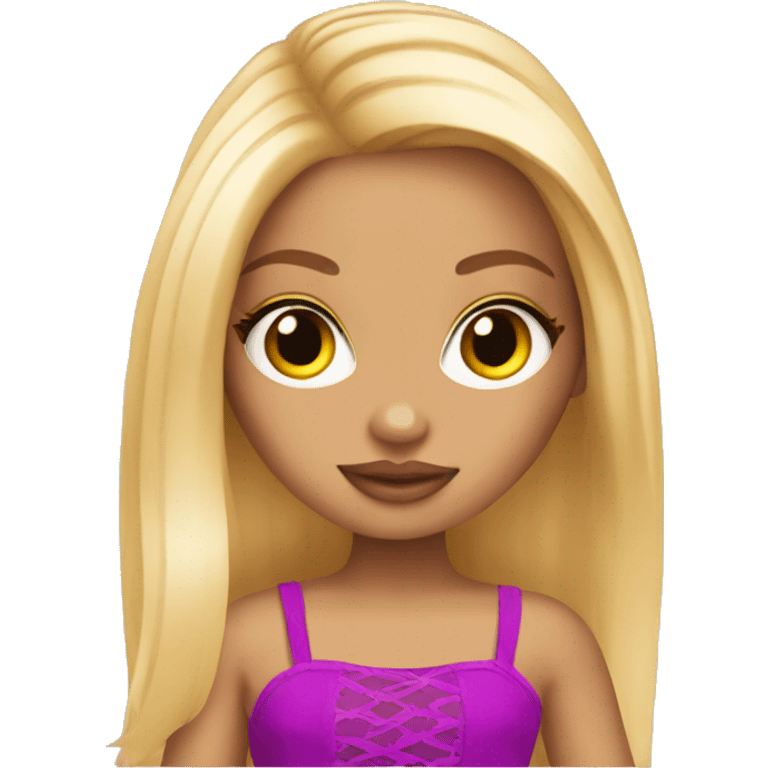 Blond bratz emoji