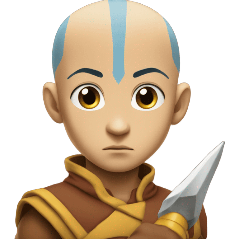 focused aang emoji