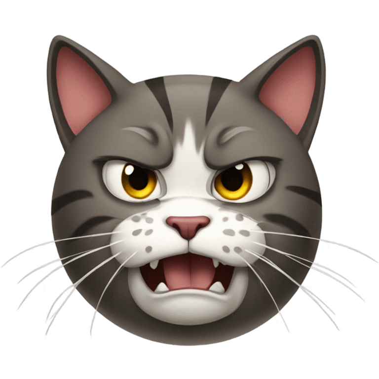 angry cat emoji