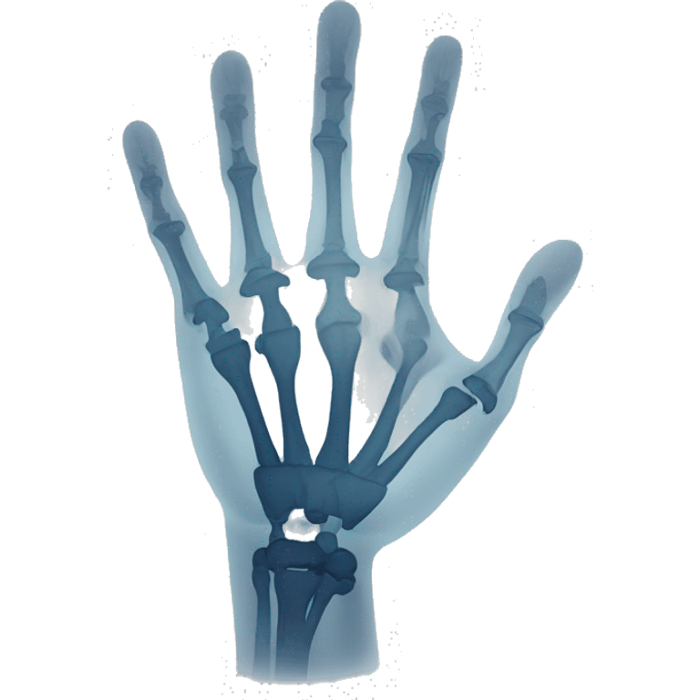 hand xray emoji