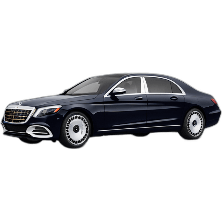 Mercedes maybach 2022 two color profile view emoji