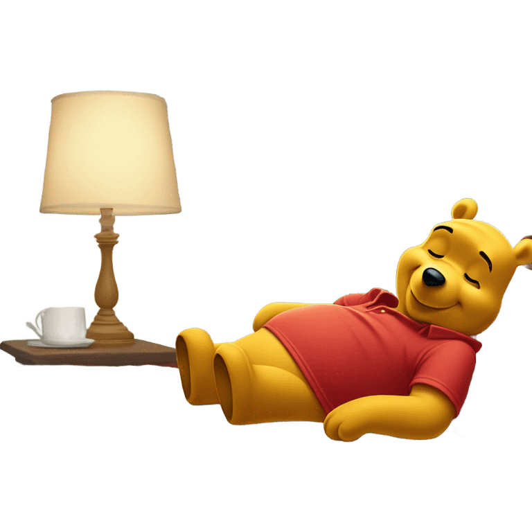 Winne the Pooh waking up emoji