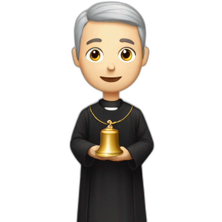 Priest with bell emoji