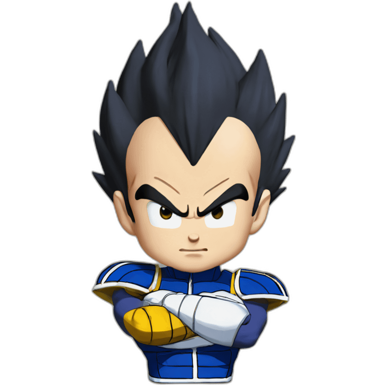 Vegeta from dragon ball z emoji