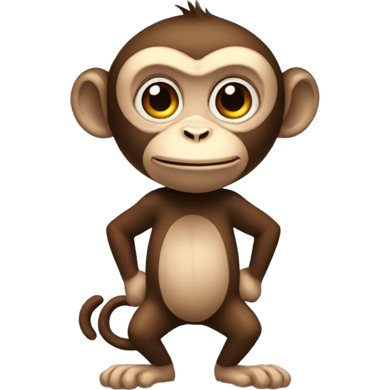 monkey standing up emoji