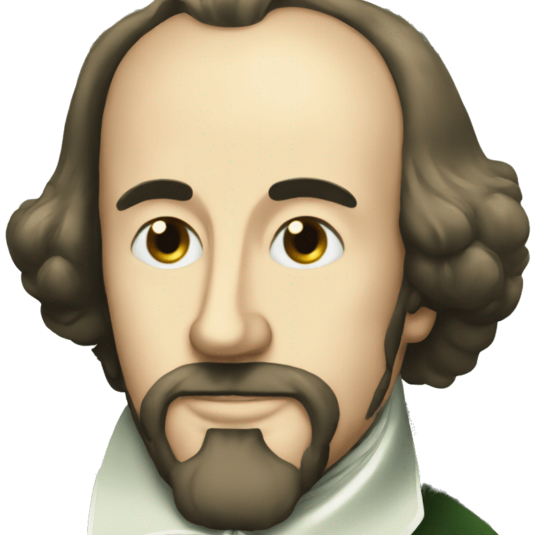 dollar bill with shakespeare emoji