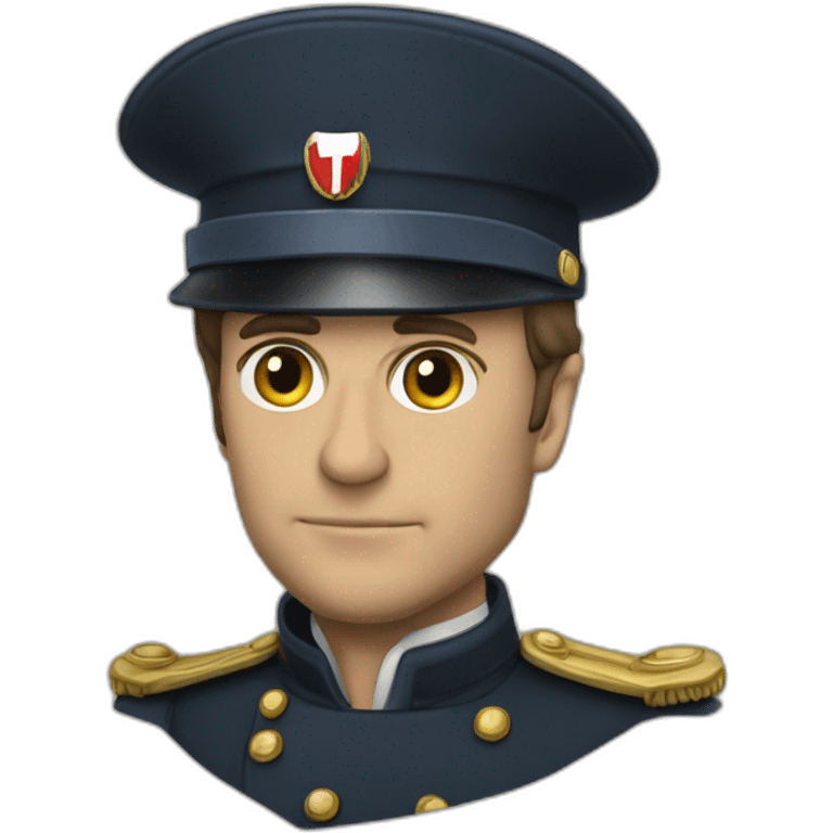 macron en string de guerre emoji