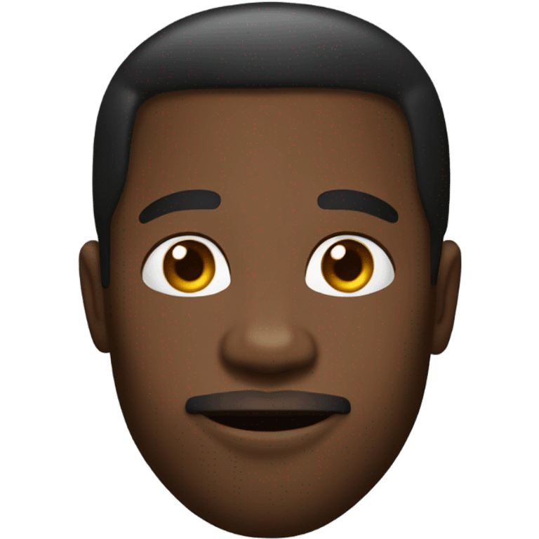 Black man with a large butt emoji