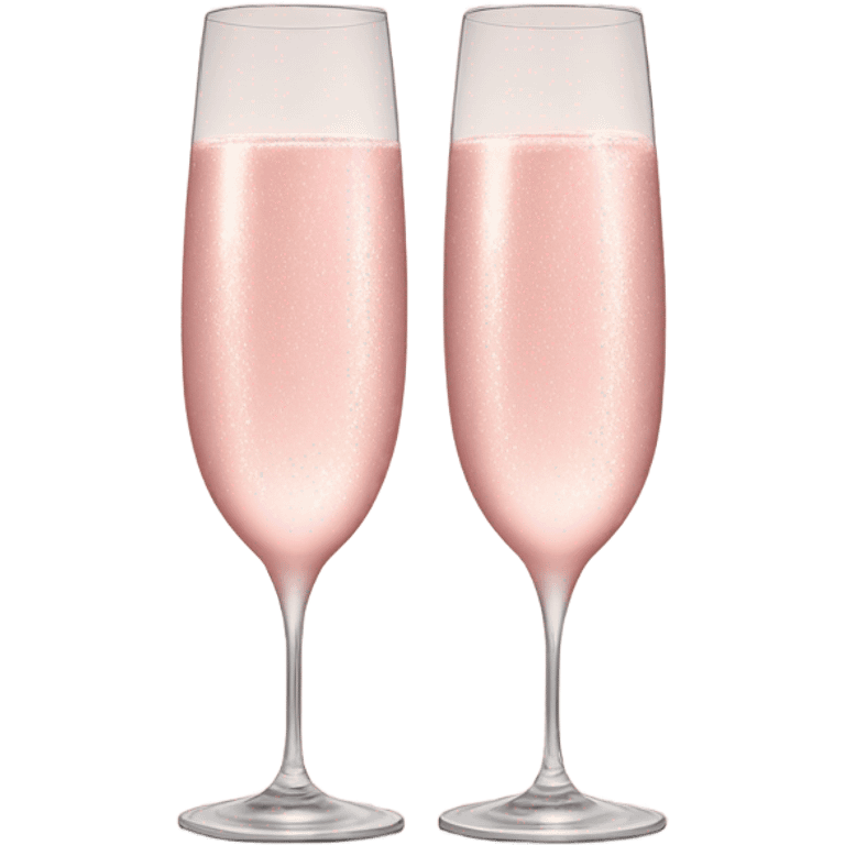 Pink champagne  emoji