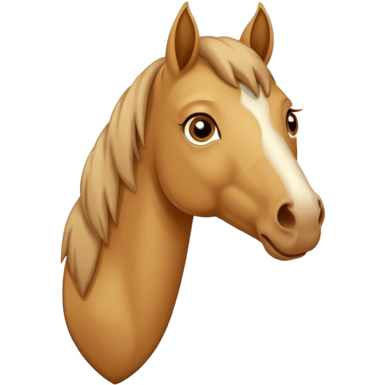 silly horse emoji