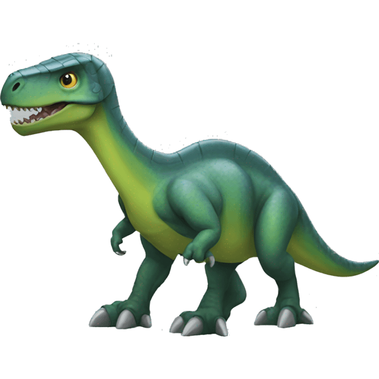 a technological dinosaur emoji