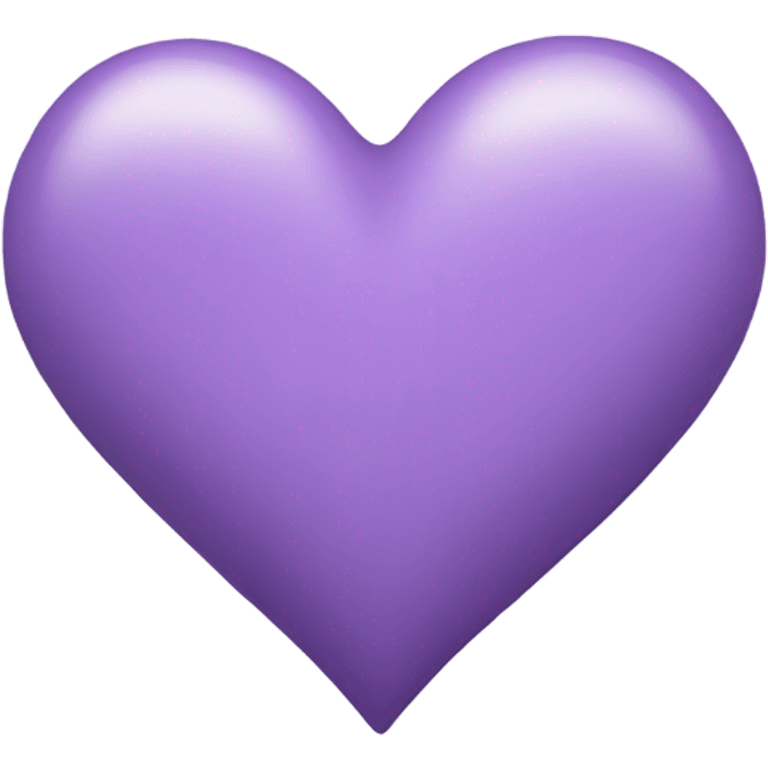 Light purple heart emoji