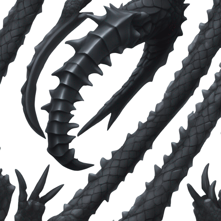 black dragon claw emoji