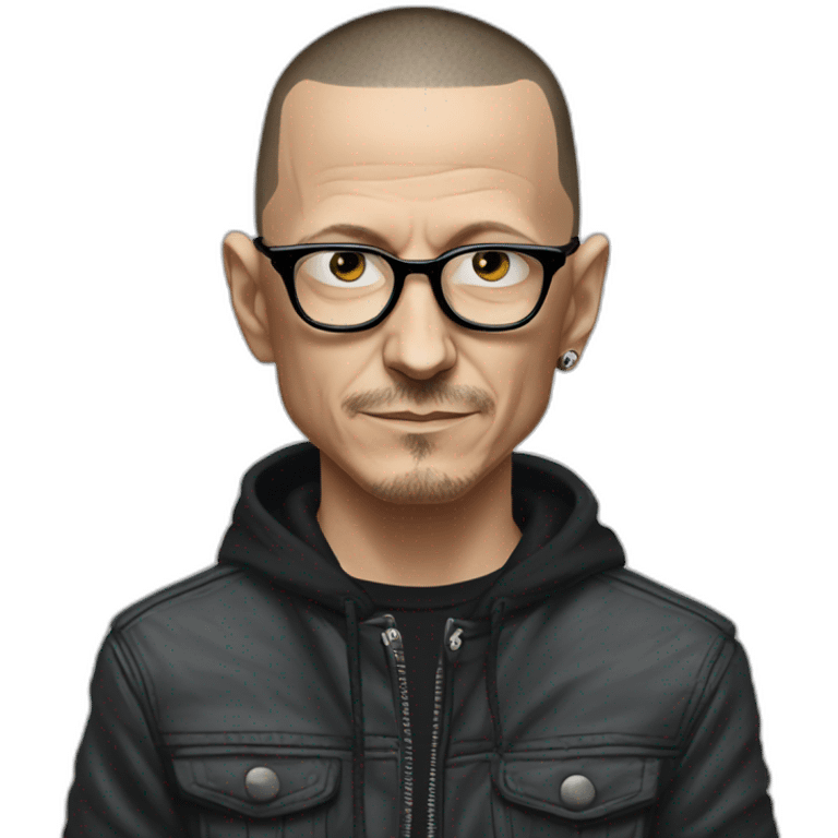 Chester Bennington heart in eyes emoji