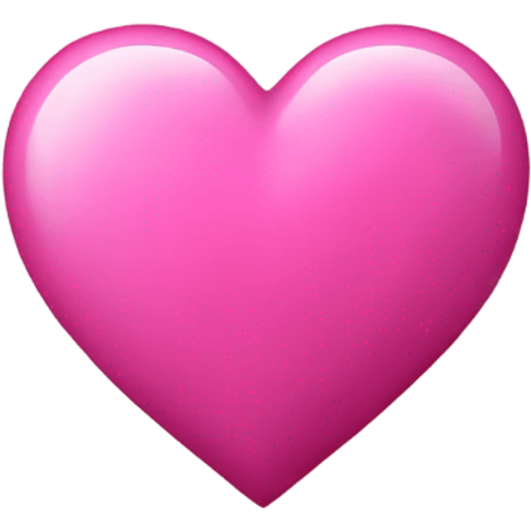 normal heart but pink emoji