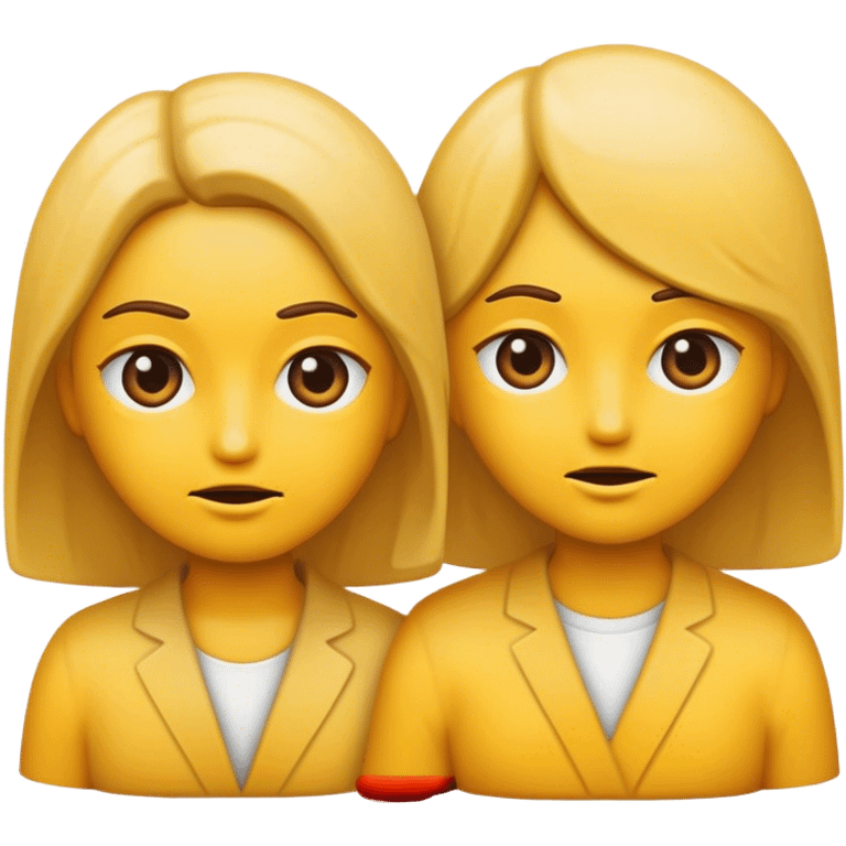 Two liars  emoji