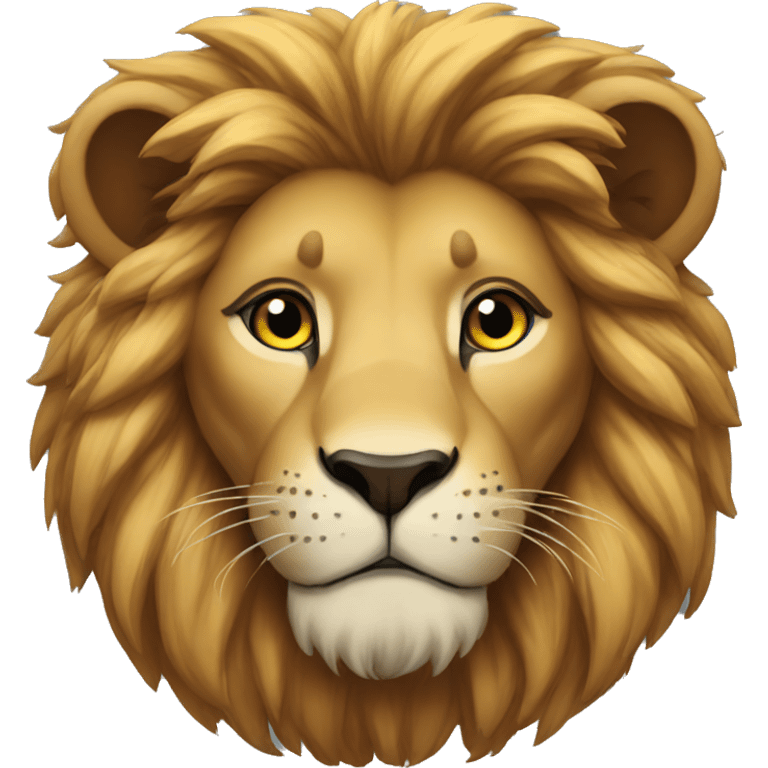 Lion love emoji