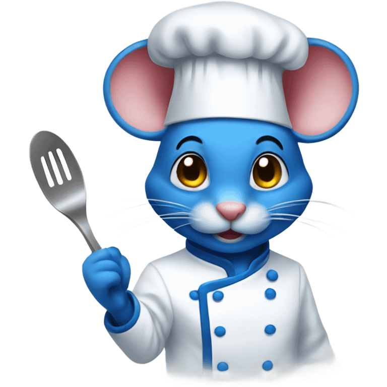 blue mouse chef emoji