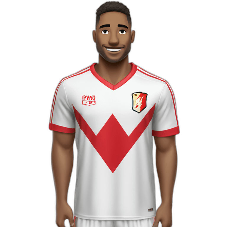 Camiseta de fútbol rayo vallecano emoji