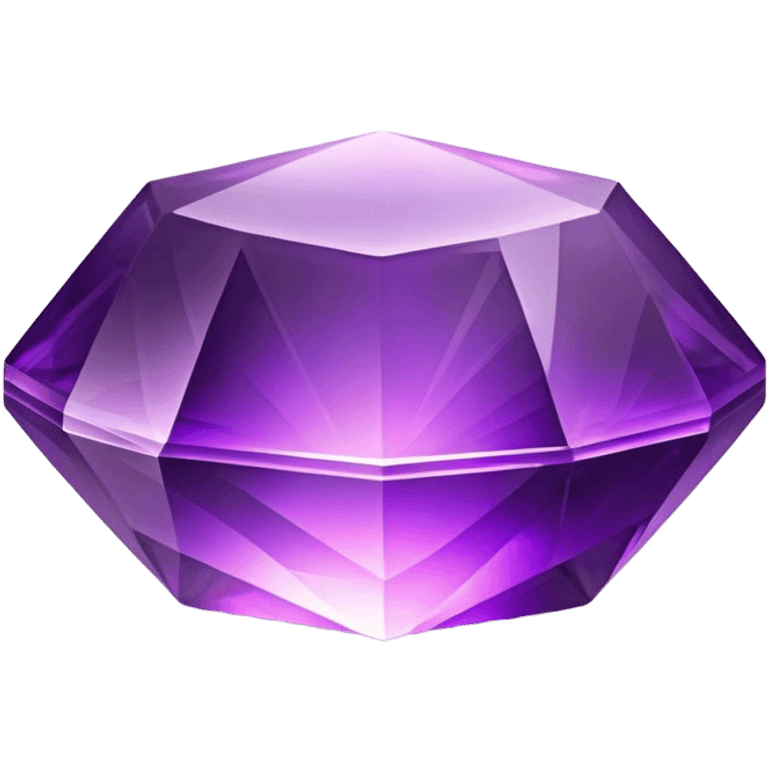 Cinematic Realistic Amethyst Emoji, Rich and soothing, with smooth, polished purple facets catching the light and casting soft, calming reflections. The deep violet hue seems to glow with an ethereal light, radiating peaceful energy and elegance. Soft glowing outline, capturing the essence of tranquility and mystery in a stunning amethyst. emoji