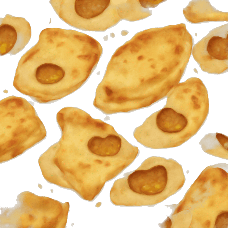 Roti and dal  emoji